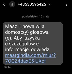 Masz 1 nowa wi a domosc(y) głosowa(e). Aby uzyska c szczegolowe e informacje, odpowiedz. w dalszej części link.