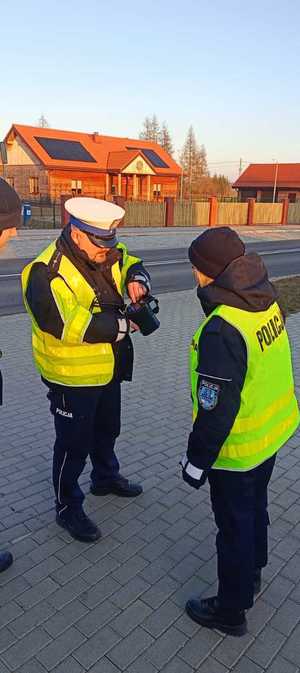 Słuchacze APol podczas służby w Nidzicy