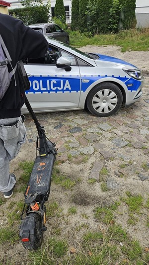 hulajnogi elektryczne - kontrola drogowa