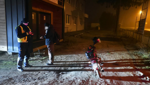 kontrola drogowa motorowerzysty