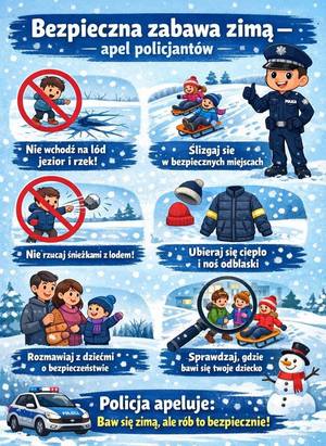 Bezpieczne ferie – dzielnicowi z zimową profilaktyką w szkołach