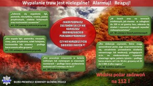 Wypalanie traw – działanie niebezpieczne i niedozwolone!