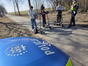 Działania „Bezpieczna Mikromobilność” na drogach powiatu nidzickiego