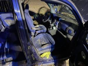 Nietrzeźwy 52-latek zakończył podróż w przydrożnych krzakach