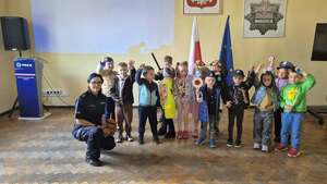 Przedszkolaki w KPP w Nidzicy