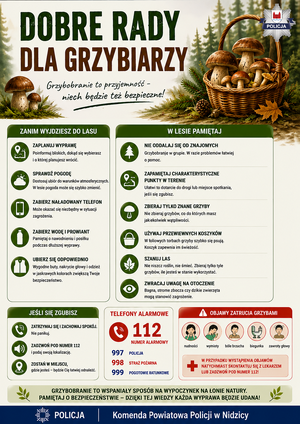 Cenne rady dla grzybiarzy