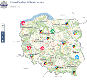 Mapa Polski