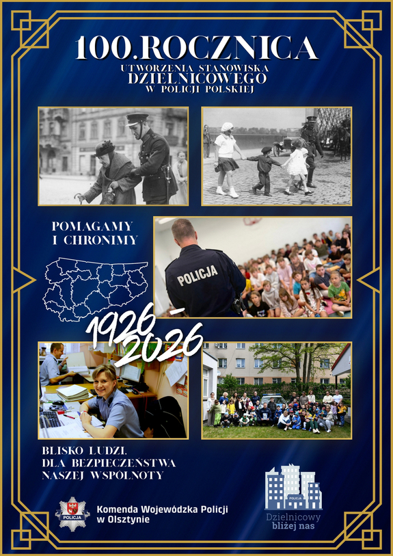 100. rocznica utworzenia stanowiska dzielnicowego w polskiej Policji