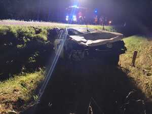 Wypadek drogowy w pobliżu miejscowości Módłki